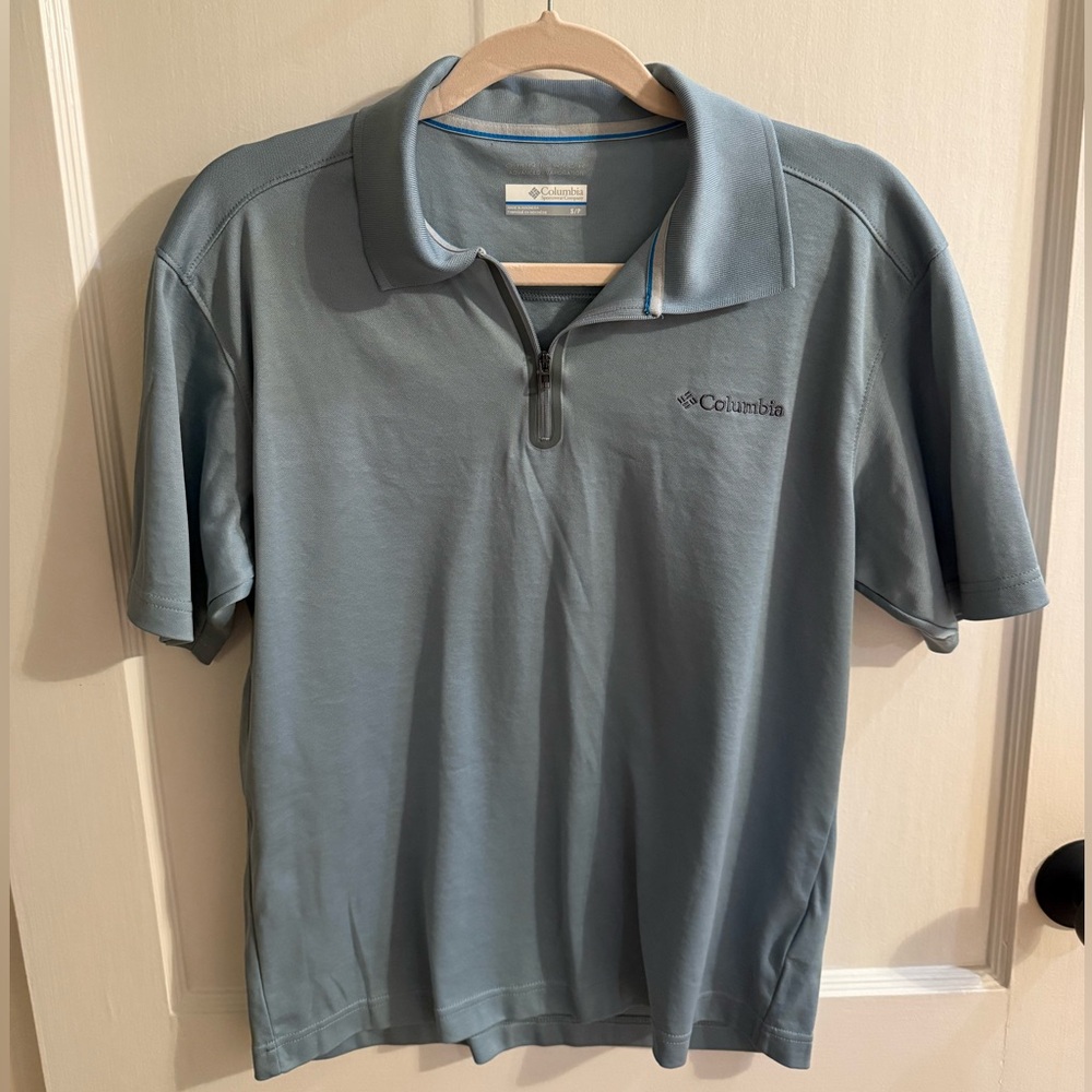 Columbia Light Blue Polo Shirt